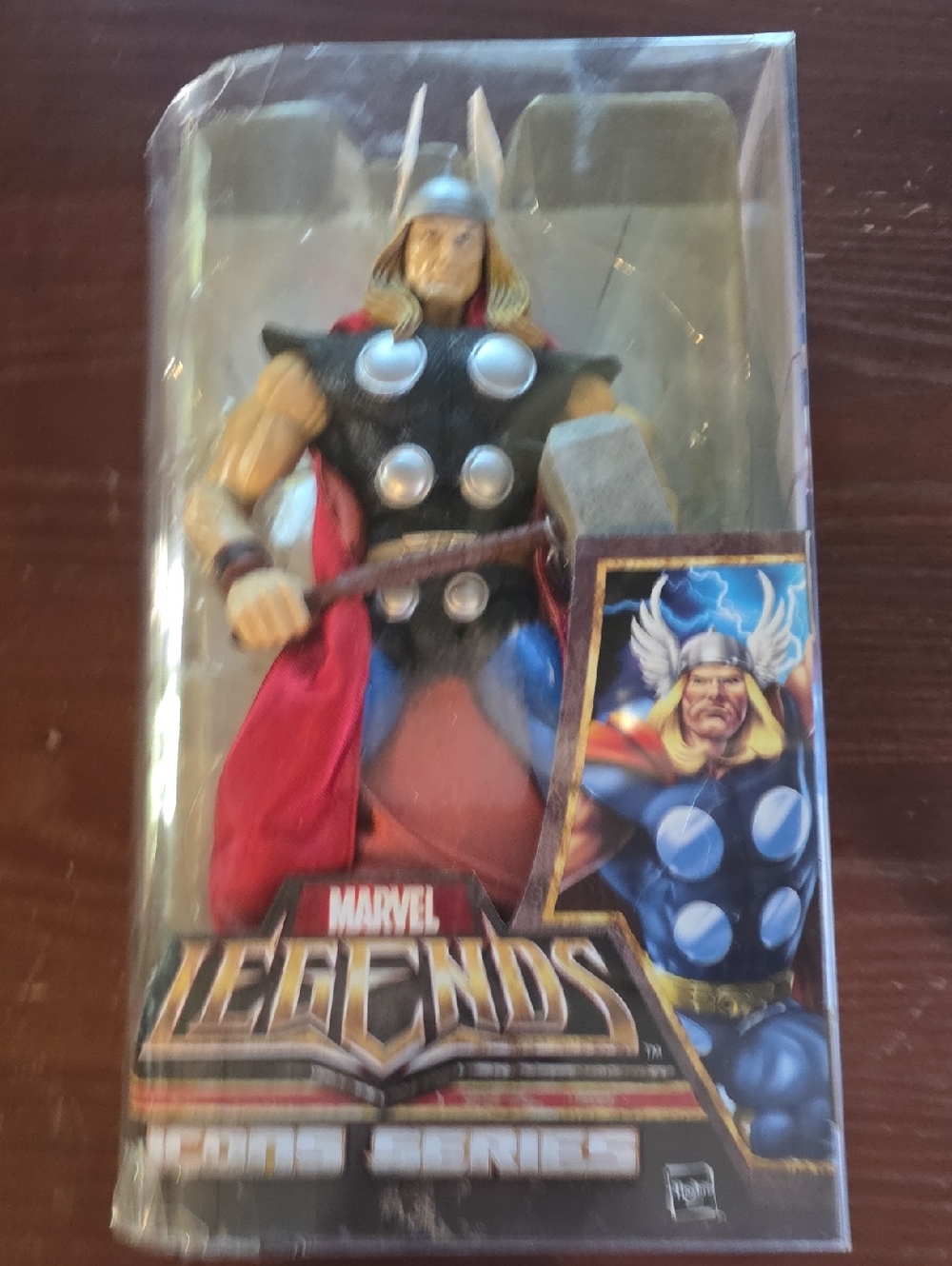 Marvel Thor Action Figure - Red Cape, Black Armor, Silver Accents